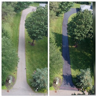 See the difference with 508 Sealcoating - ONLY Sealcoating residential driveways with the most ECO-Friendly products, safe for your children and family. Call Today!