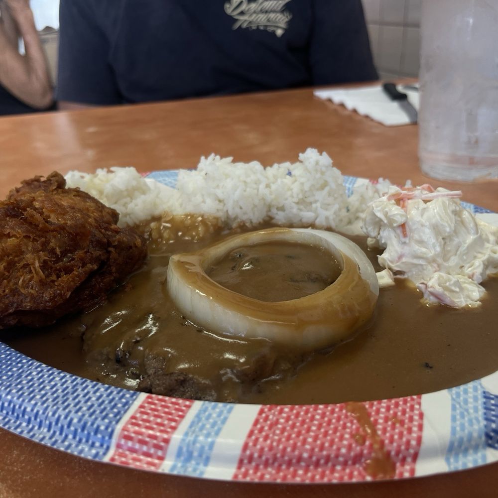 Ray's Café - Hamburger steak and chicken. - American Near Me - Honolulu, Hawaii Ray's Café - Hamburger steak and chicken. - American Near Me - Honolulu, Hawaii