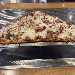 Mad Jacks Sports Cafe - BBQ Chicken Flatbread. $9.99. Seemed like more bacon/pork than chicken. Good.