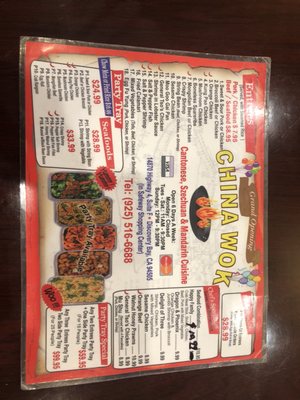 Menu photo 6 China Wok Discovery Bay, CA
