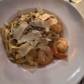 Grappa '72 Ristorante - Special homemade pasta with peas, pancetta and shrimp. - Italian Near Me - Albany, New York Grappa '72 Ristorante - Special homemade pasta with peas, pancetta and shrimp. - Italian Near Me - Albany, New York