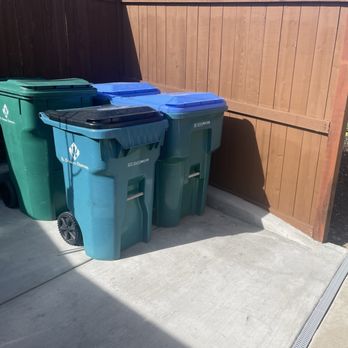 Rigo’s Fencing - Concrete and side fence added for trash bins - Fences & Gates Near Me Rigo’s Fencing - Concrete and side fence added for trash bins - Fences & Gates Near Me