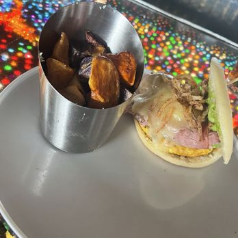 Linger - Denver omelette Sammy - incredible with the green chili aioli - Asian Fusion Near Me - Denver, Colorado Linger - Denver omelette Sammy - incredible with the green chili aioli - Asian Fusion Near Me - Denver, Colorado
