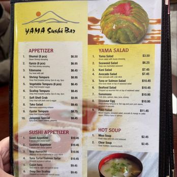 Yama Sushi Bar - 01.19.25 Apps, salads and soups - Sushi Bars Near Me - Glen Burnie, Maryland Yama Sushi Bar - 01.19.25 Apps, salads and soups - Sushi Bars Near Me - Glen Burnie, Maryland