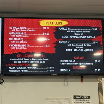 Carbon Tapatio - Menu - Tacos Near Me - Phoenix, Arizona