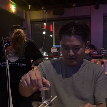 Ramen Hub & Sushi - Orange - Sake bomb - Ramen Near Me - Orange, California Ramen Hub & Sushi - Orange - Sake bomb - Ramen Near Me - Orange, California