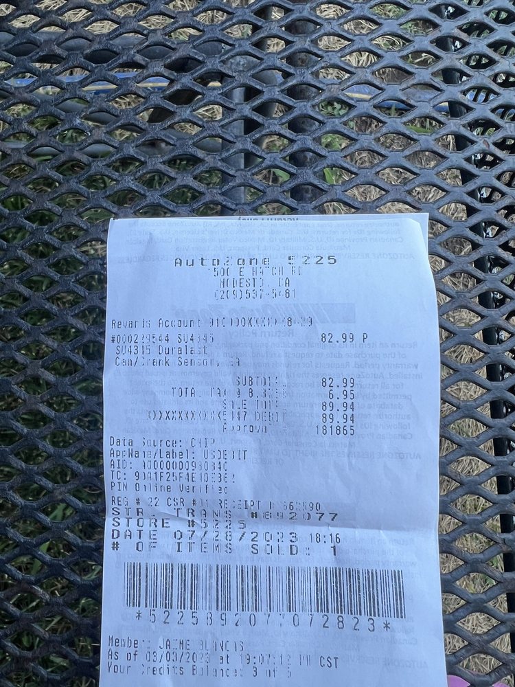 AUTOZONE Updated June 2024 12 Reviews 1500 E Hatch Rd, Modesto