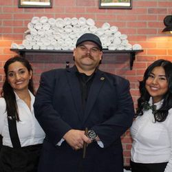 The Vintage Barber Shop - Diane Barber, Chris owner, Margarita Barber