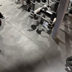 UFC GYM North Brunswick - Puddle of sweat on the ground
