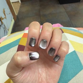 Dior Nail Bar - Cat eye nails with black background - Nail Salons Near Me - Mesa, Arizona