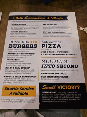 Menu photo 2 Dugout 54 Milwaukee, WI