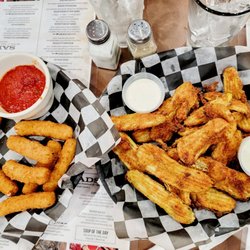 Local Eatery and Grill - Mozzarella sticks and fried pickles