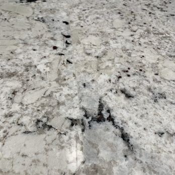 Marble Palace - Close-up of my marble, but you can't really see the crystal and burgundy in it, which is a shame - Countertop Installation Near Me - Stockton, California