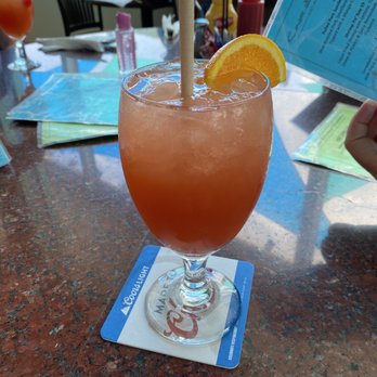 Emerald Beach Bar - Rum punch type drink - Tiki Bars Near Me - Saint Thomas, Virgin Islands