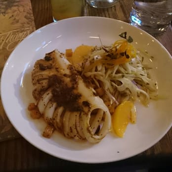 Miss Things - Perfectly grilled squid with a quite spicy slaw - Cocktail Bars Near Me - Toronto, Ontario Miss Things - Perfectly grilled squid with a quite spicy slaw - Cocktail Bars Near Me - Toronto, Ontario