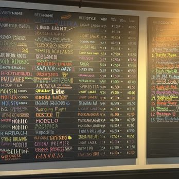 Dog Haus - Beer selection - American Near Me - Waco, Texas