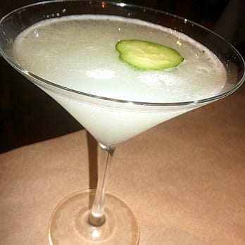 Celadon - The "Spa Martini" had cucumber, Lemoncello and ginger vodka - Seafood Near Me - Napa, California