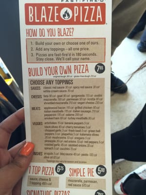 Blaze Pizza by null