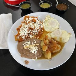 Taqueria Tepatitlan - Chilaquiles and Eggs