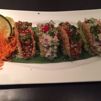 Kamiko Sushi Bar - Tuna and mixed ceviche tacos - Sushi Bars Near Me - Doral, Florida