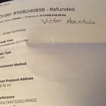Wingstop - Supposed Refund - Chicken Wings Near Me - Las Vegas, Nevada