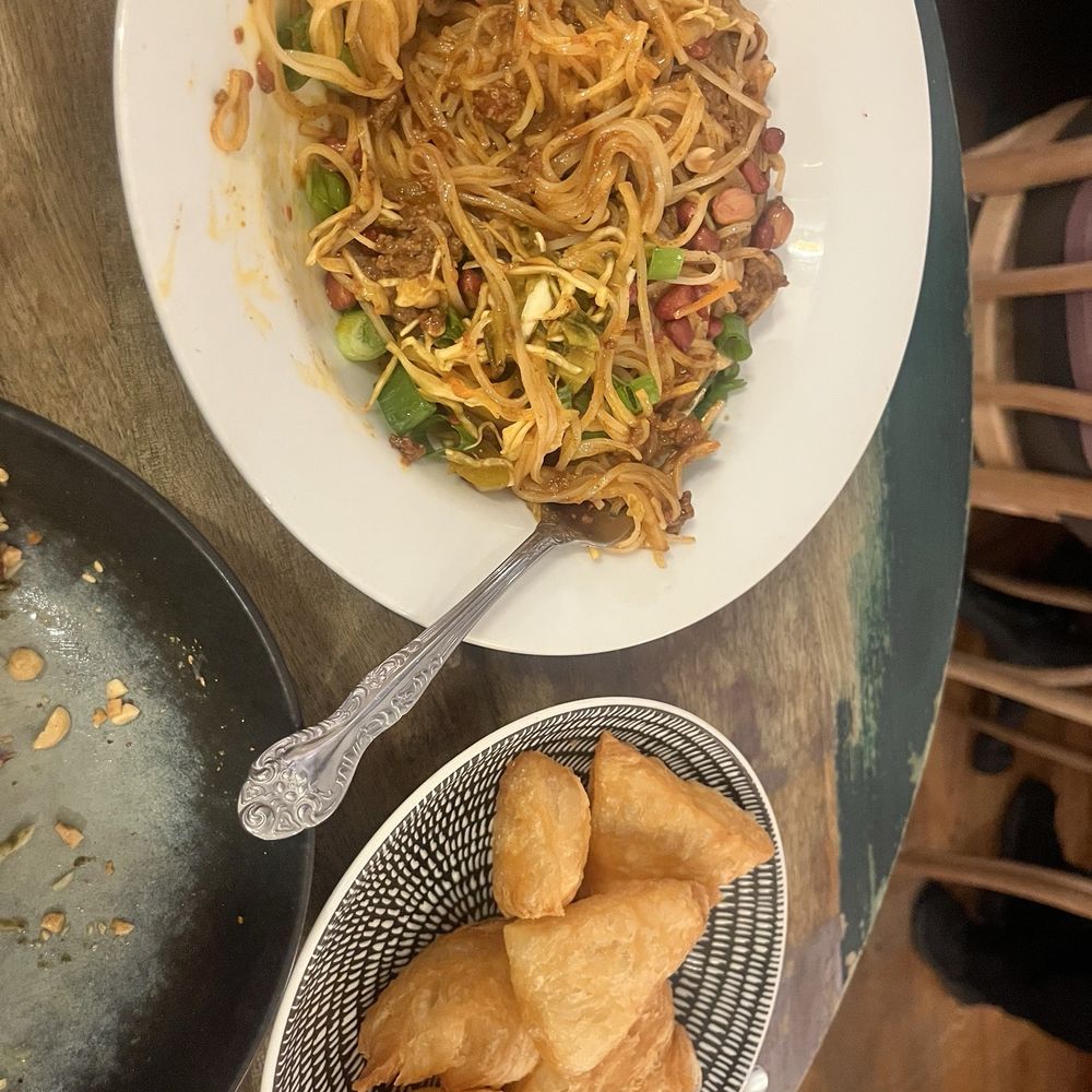 Rangoon - Chelsea - Side of paratha ($5) and Beef Shan Noodle ($25) - Burmese Near Me - New York, New York Rangoon - Chelsea - Side of paratha ($5) and Beef Shan Noodle ($25) - Burmese Near Me - New York, New York