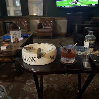 The QG - Cigar Lounge area - Barbers Near Me - Baltimore, Maryland