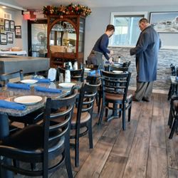 Mykonos Mediterranean Restaurant - 2nd of 3 dining rooms - spacious, clean, well-lit, welcoming
