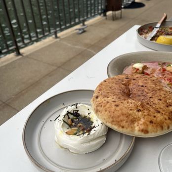 NAIA - Truffle Honey Labneh with Pita - Mediterranean Near Me - Chicago, Illinois