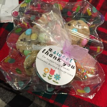 sweet eats by erin - 10 cookies - M&M chocolate chunk, white chocolate marshmallow (plus 2 bonus cake balls!) - Desserts Near Me