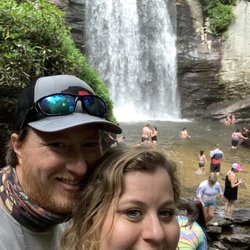 We also went to looking glass falls