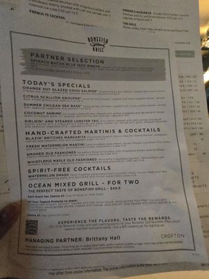 Menu photo 2 Bonefish Grill Gambrills, MD