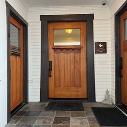 Gallina Acupuncture - Please use this door when visiting out offices. Located behind the street facing building