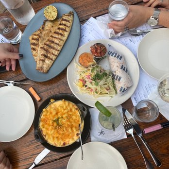 The Dawson - Mac and Cheese (no bacon) and Fish Tacos. - American Near Me - Chicago, Illinois The Dawson - Mac and Cheese (no bacon) and Fish Tacos. - American Near Me - Chicago, Illinois