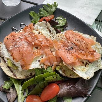 Coffee Therapy - True avocado toast with salmon - Coffee & Tea Near Me - Luquillo, Puerto Rico