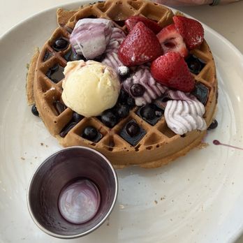 Blueberry's Grill - Blueberry ricotta waffles - Breakfast & Brunch Near Me - North Myrtle Beach, South Carolina Blueberry's Grill - Blueberry ricotta waffles - Breakfast & Brunch Near Me - North Myrtle Beach, South Carolina