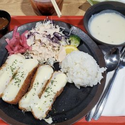 Cheese tonkatsu from their food court :) Cheese tonkatsu from their food court :)