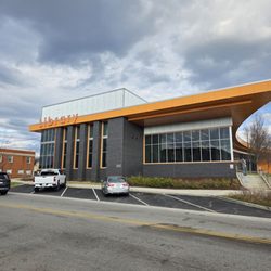 Vinton Library - The exterior architectural design of the Vinton Library.