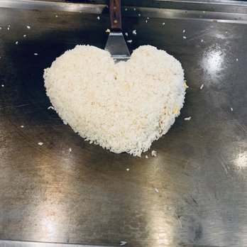 Sakura Japanese Steakhouse - Cute heart! - Japanese Near Me - Greenville, South Carolina