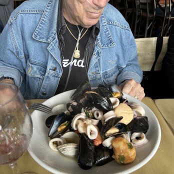 Drift 82 - Seafood in wine sauce - New American Near Me - Patchogue, New York Drift 82 - Seafood in wine sauce - New American Near Me - Patchogue, New York