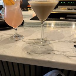 Espresso martini and Paloma Espresso martini and Paloma