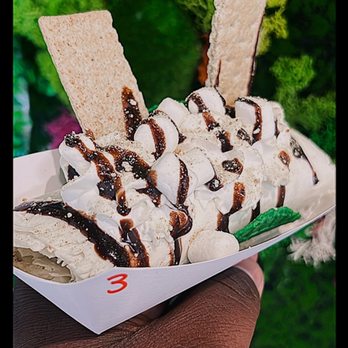 Sweet Rolled Tacos - S'more galore ice cream taco - Ice Cream & Frozen Yogurt Near Me - Centreville, Virginia Sweet Rolled Tacos - S'more galore ice cream taco - Ice Cream & Frozen Yogurt Near Me - Centreville, Virginia