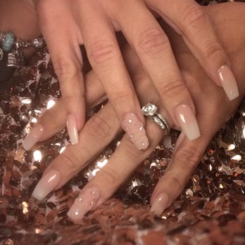 Creative Design - Vincent ombré technique with a sculture design .. - Nail Salons Near Me - Vista, California