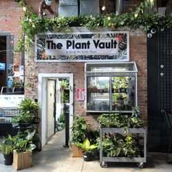 The Plant Vault - View of the storefront.