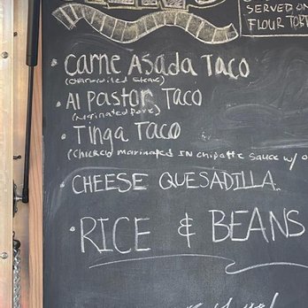 Mas Tacos - Mas Tacos menu - Food Trucks Near Me Mas Tacos - Mas Tacos menu - Food Trucks Near Me
