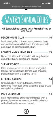 Menu photo 7 The Boca Beach House Boca Raton, FL Menu photo 7 The Boca Beach House Boca Raton, FL