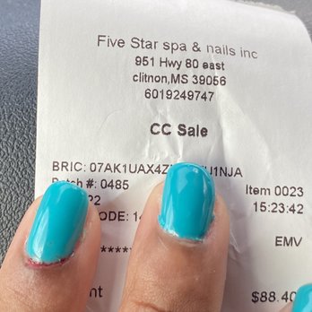 Five Star Spa & Nails - Bloody Nail - Nail Salons Near Me - Clinton, Mississippi