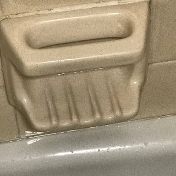 Motel 6 - Soap dish, build up soap - Hotels Near Me - Kingston, Tennessee
