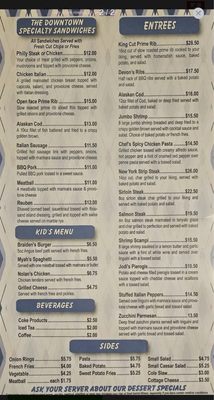Menu photo 1 Chef Rays Diamond Bar And Grill East Liverpool, OH