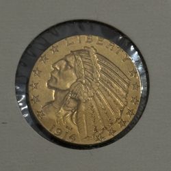 Los Angeles Estate Auction - Old gold coin